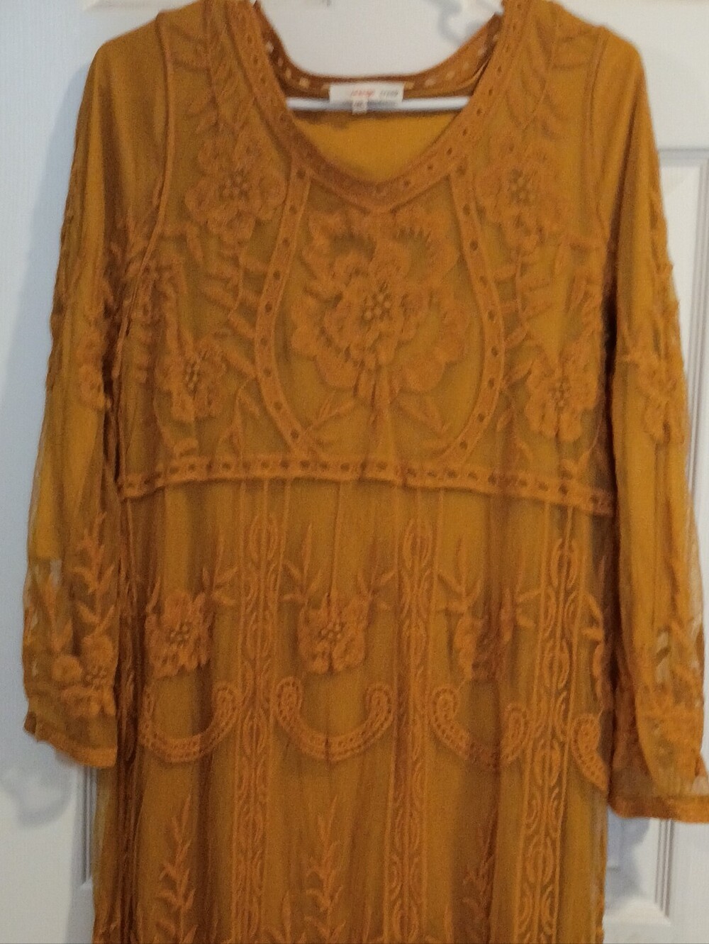 orange creek Mustard Yellow Dress